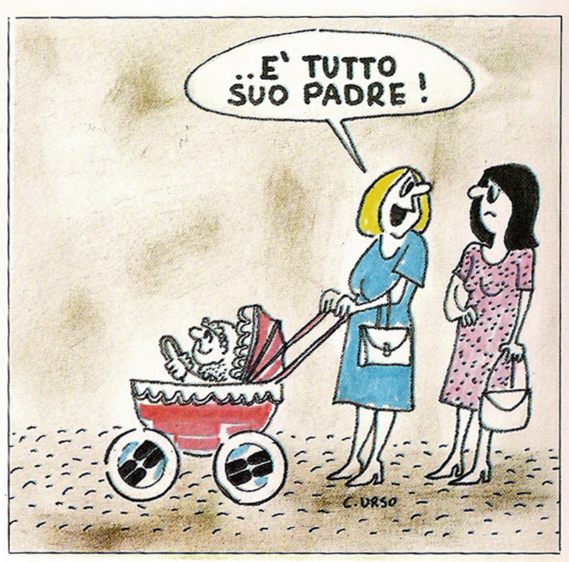 È tutto suo padre…
