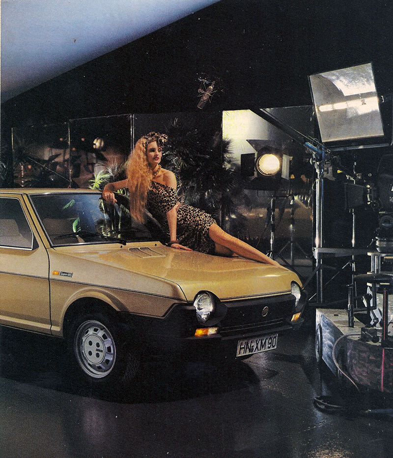 Fiat Ritmo Super e donna